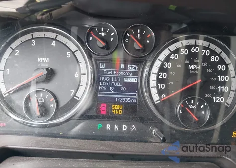 2012 Ram 1500 Slt из США, поврежденный, VIN 1C6RD7LT4CS225032